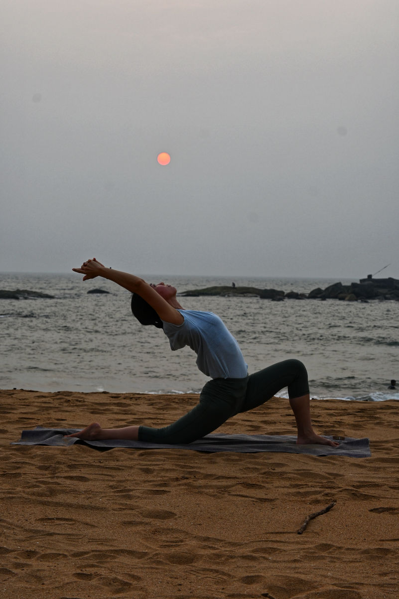 Beach trek in resort in gokarna